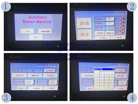China Automatic Noodle Machine Automatic PLC Version Ramen Machine Ramen Maker supplier