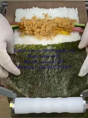 Manual Norimaki Machine Tabletop NoriMaki Robot Stainless Steel Maki Sushi Rolls Machine Hosomaki Machine California Roll Maker supplier