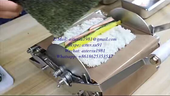 Manual Norimaki Machine Tabletop NoriMaki Robot Stainless Steel Maki Sushi Rolls Machine Hosomaki Machine California Roll Maker supplier