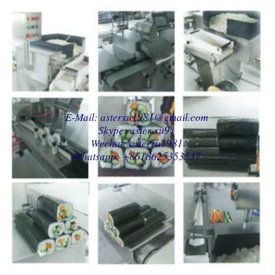 Norimaki Processing Line Sushi Roller Machine Maki Sushi Machine Hosomaki Machine California Roll Machine Sushi Roll Robort supplier